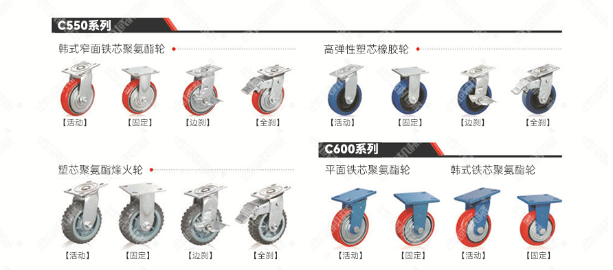 工业脚轮选型大全